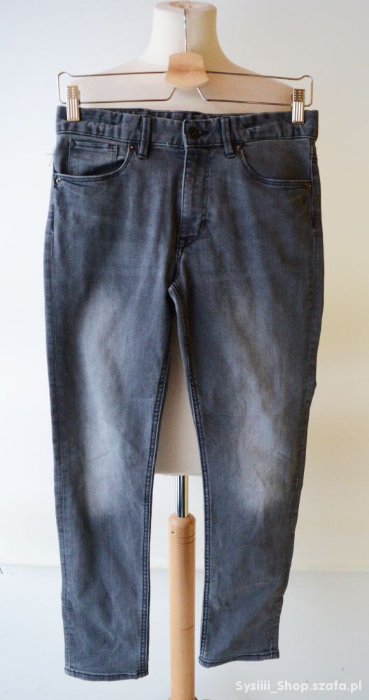Spodnie Szare H&M Skinny Fit 152 cm 11 12 lat