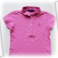 Bluzka T Shirt Ralph Lauren Różowy 8 10 lat 134 14