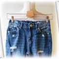 Spodnie Jeans 157 Tomboy 140 cm 10 lat Dziury