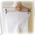 Tregginsy Białe Spodnie H&M Skinny Fit 146 cm 10