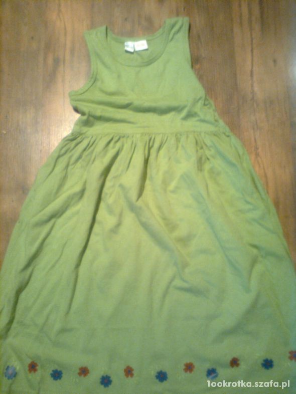 Zielona sukienka rozmiar 116