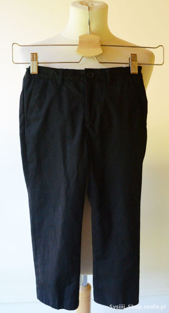Spodnie Czarne Garnitur Cubus 110 cm 5 lat