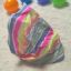 Kolorowa chustka z gumeczką dziecięca uniwersalna