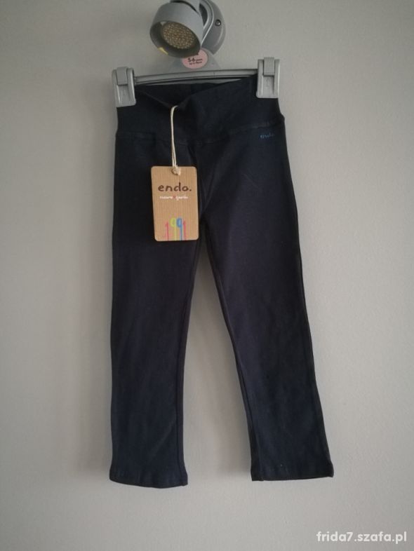 nowe miękkie spodnie Endo 104 cm