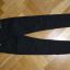 Czarne spodnie jeansowe HM 146