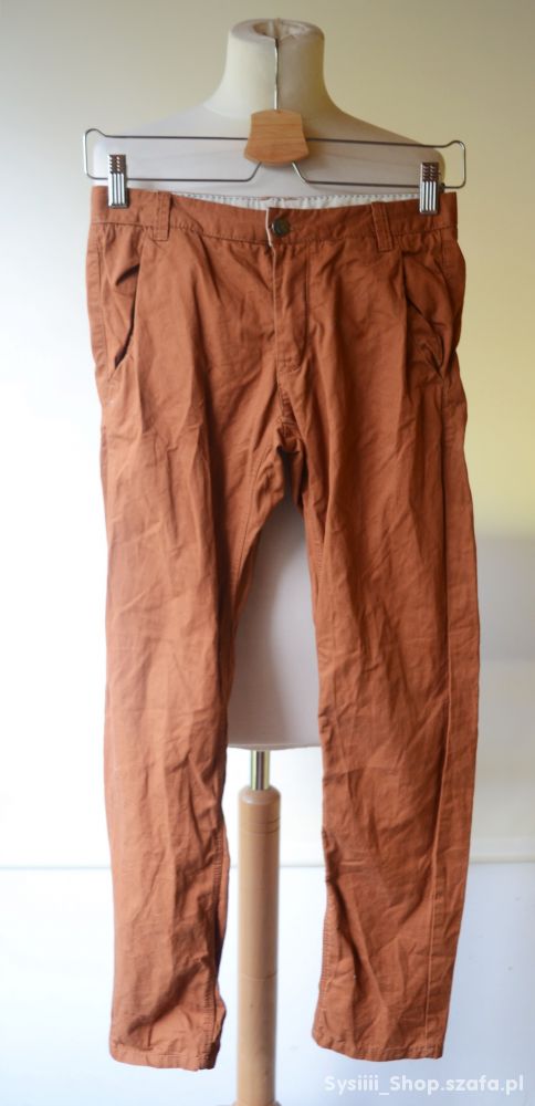 Spodnie Brązowe Eleganckie Lindex 152 cm 13 lat