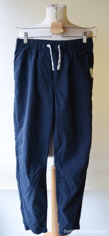 Spodnie H&M Gumki 158 cm 12 13 lat Granatowe Dresy