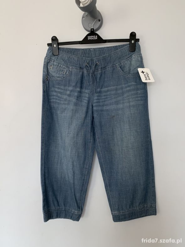 nowe jeansy capri C&A 164
