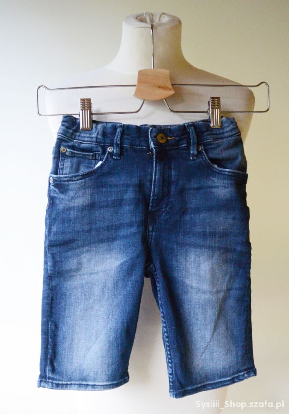 Spodenki Jeans Krótkie H&M 128 7 8 lat Skinny