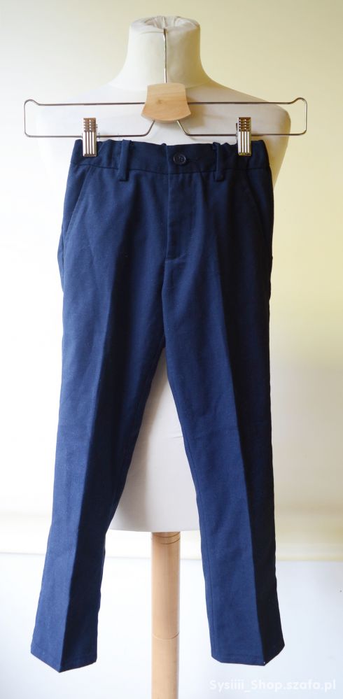 Spodnie Granatowe Lindex Eleganckie 122 cm 6 7 lat