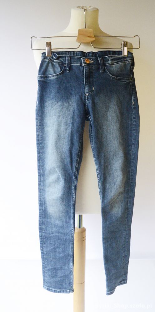 Spodnie H&M Skinny Fit 146 cm 10 11 lat Dzinsowe