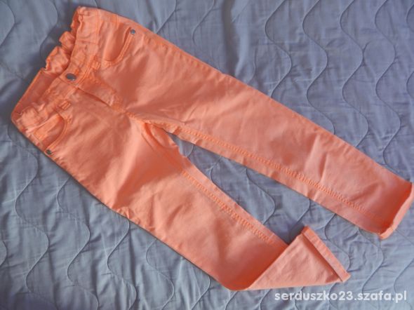 KapphAl spodnie rurki pomarańcz 128