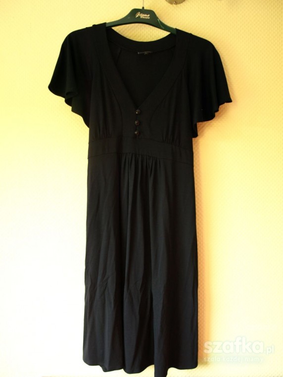 czarna sukienka ciążowa