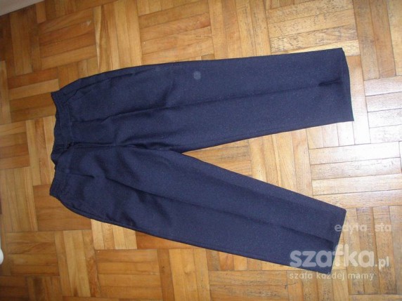 spodnie w kantke