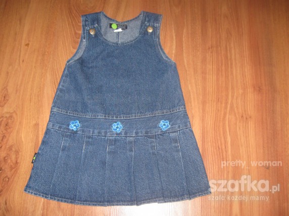 sukienka princeska jeansowa r98