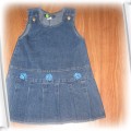 sukienka princeska jeansowa r98