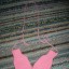 różowe rękawiczki dla dziewczynki