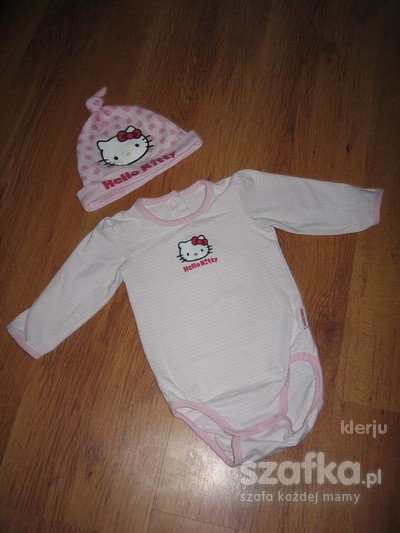 ŚLICZNE BODY I CZAPECZK HELLO KITTY H AND M