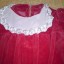 czerwona sukienka 86cm