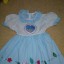 sukienka błękitna 110cm