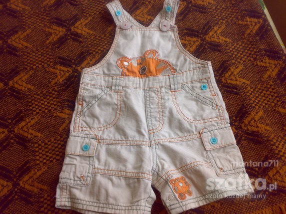 Fajne ogrodniczki 3 do 6 miesięcy