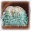 zielona czapeczka na wiosne 2 3 lata