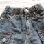 Spodnie grube jeansowe 68