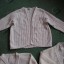 sweterki białe rozpinane 98 104 110