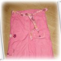 Spodnie ortalionowe różowe rozmiar 116