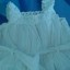 biała sukieneczka dla dziewczynki 80 cm