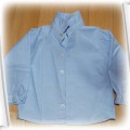 Elegancka niebieska koszula rozm 86 cm