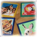 Kolorowe obrazki na ścianę ze zwierzątkami