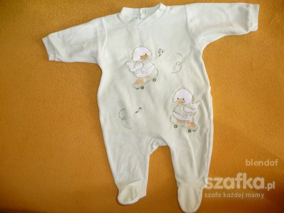 Zielony pajacyk w kaczuszki