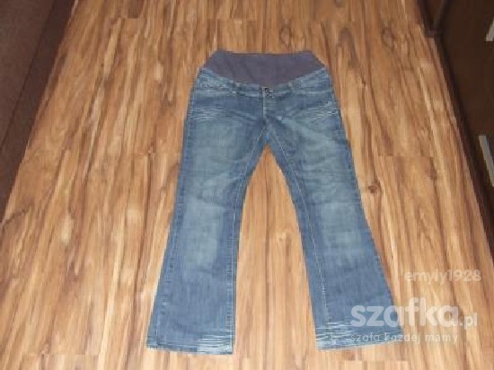 SPODNIE CIĄŻOWE JEANSOWE