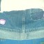śliczna spódniczka mini jeansowa i bluzeczka 80 cm