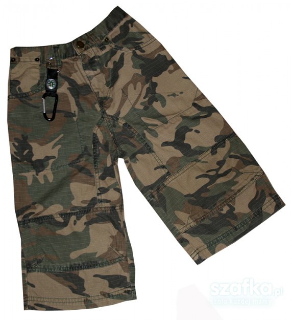 JOHN ROCHA super spodenki moro z kompasem 7 lat