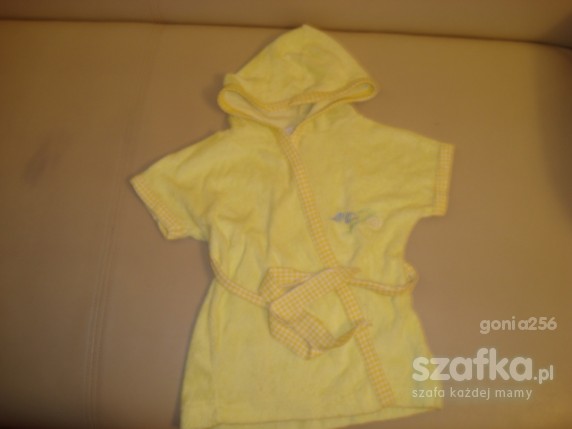 żółty szlafroczek