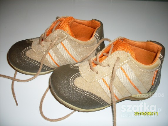 Buciki Bobby Shoes skóra r 20 jak nowe