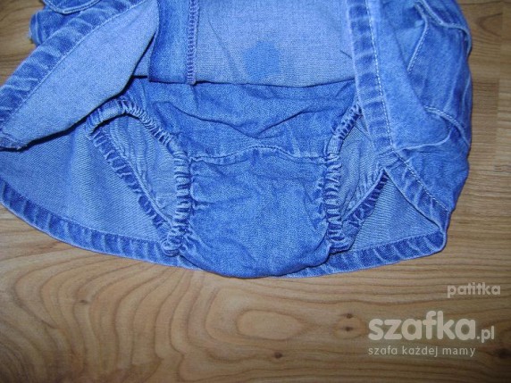spódniczka jeansowa z majtusiami 68 74