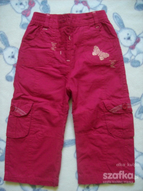 EARLY DAYS czerwone spodnie 80