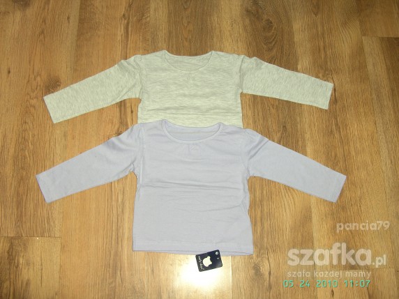 EARLY DAYS 2 pak nowych BLUZECZEK 18 23 mies