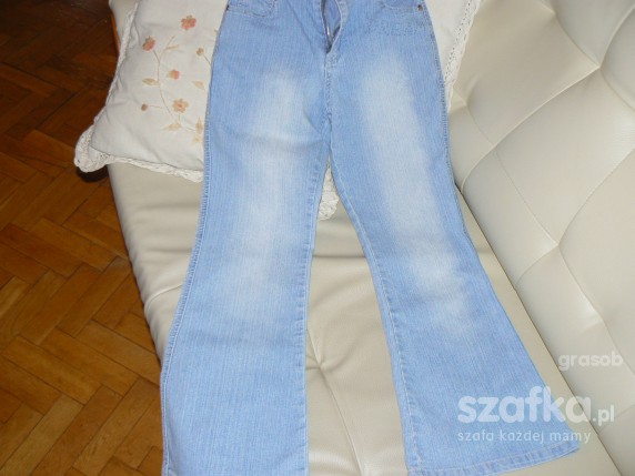 Jeansowe spodnie na ok 12 lat przesyłka gratis