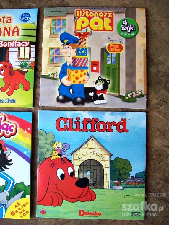LISTONOSZ PAT bajki DVD VCD NOWE NIE UŻYWANE