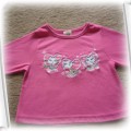 różowa bluzka z kotkami 98