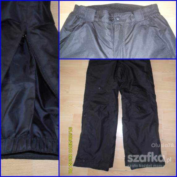 Spodnie ocieplane 146cm