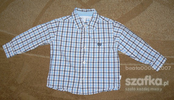 KOSZULOWA BLUZECZKA COOLCLUB DLA CHŁOPCA 92 CM