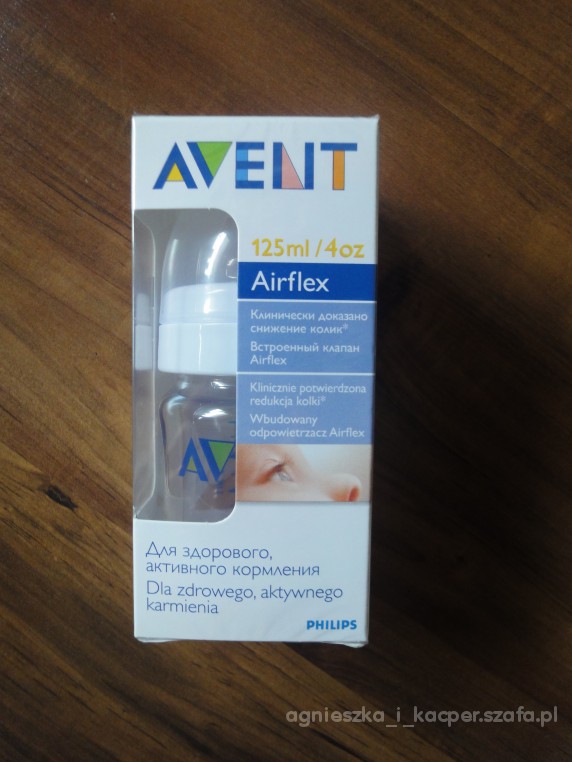 AVENT 125ml NOWA butelka antykolkowa