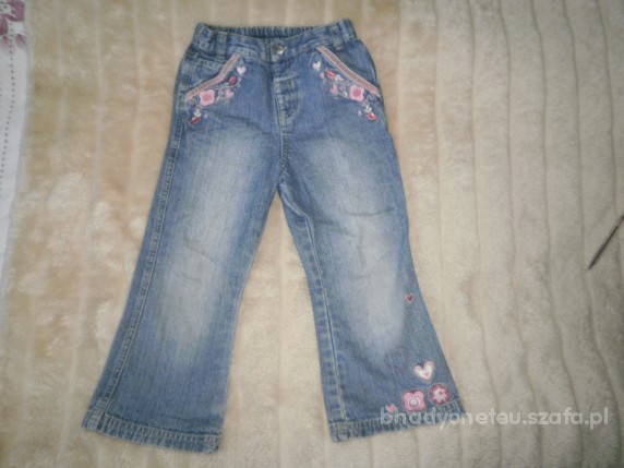 spodnie jeansowe 3 4 latka