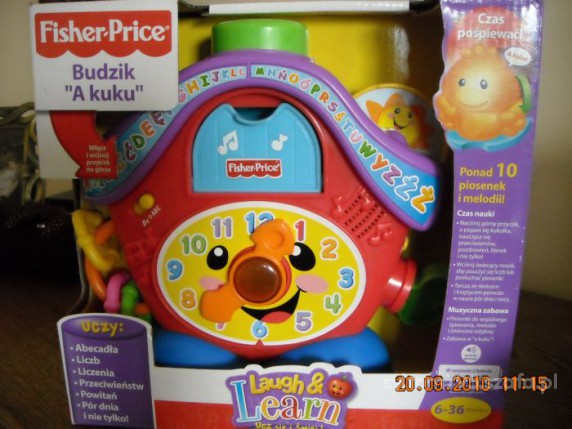 ZEGAREK A KU KU FISHER PRICE