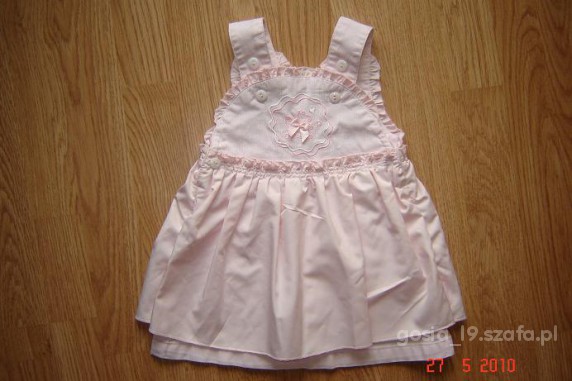 Sukienka pudrowy róż Wójcik 74